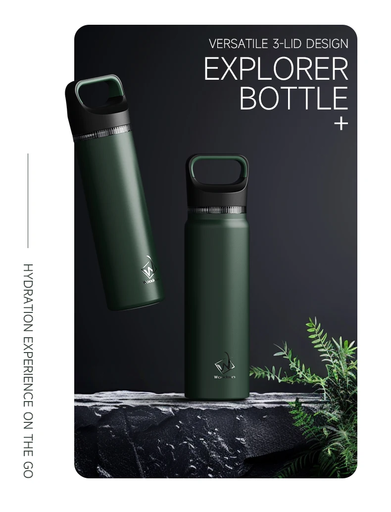 Wide Mouth Custom Sports Double Wall Vacuum Gym Insulated Water Bottles Vacuum Flasks supplier