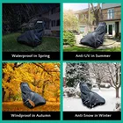 Garden 300D Custom Garden Waterproof Patio Pushing Lawn Mower Cover
