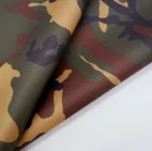 Pu The Latest Canouflage 210t Polyester Taffeta Pu And Silver Pastebrushing For Outdoorwear