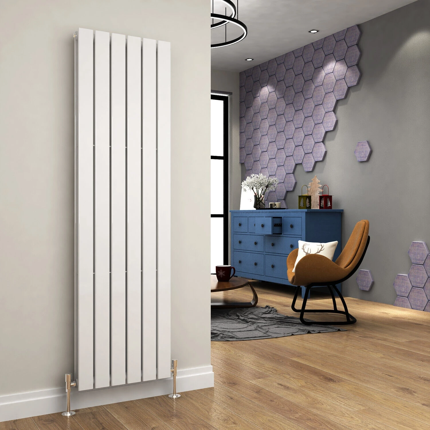 Double Flat Panel, 1600x408mm, Steel - detail 2