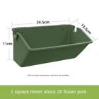 Container Planter Plastic Planter Plant Container Horisontal Outdoor Vertical Green Plastic Box Wall Planter Flowerpot