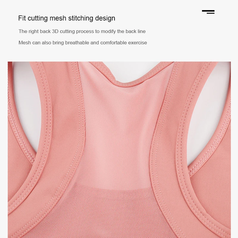 Hot Selling Professional High Strength Shock-Proof Sports Underwear Working Out Oem Adjustable Sports Bra For Big Breast
