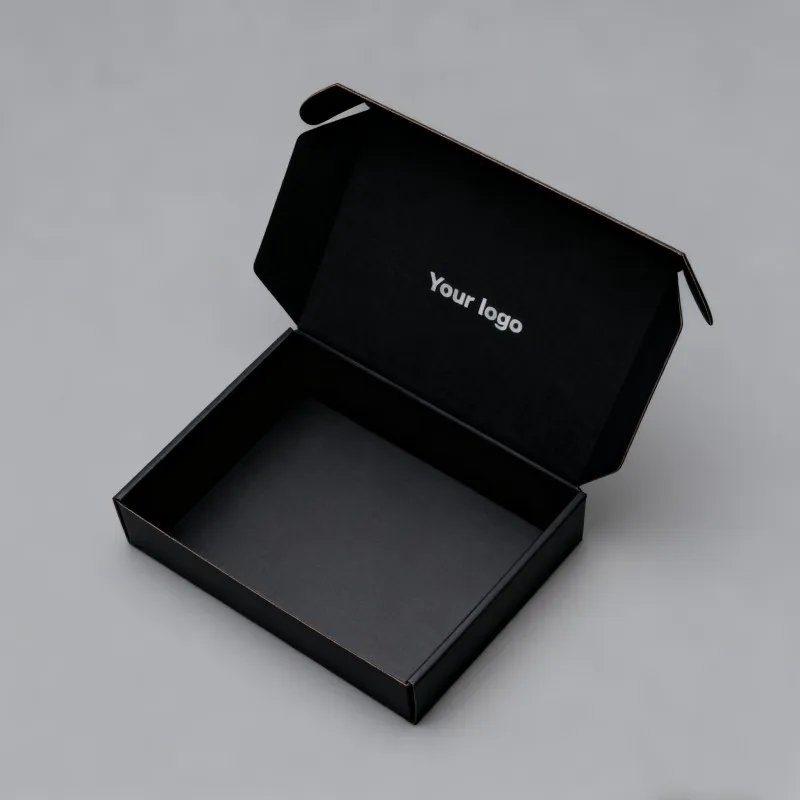 product iso9001 rectangular corrugated gift box for dress flexography silver stamping apparel box high quality mens suit packaging box-5