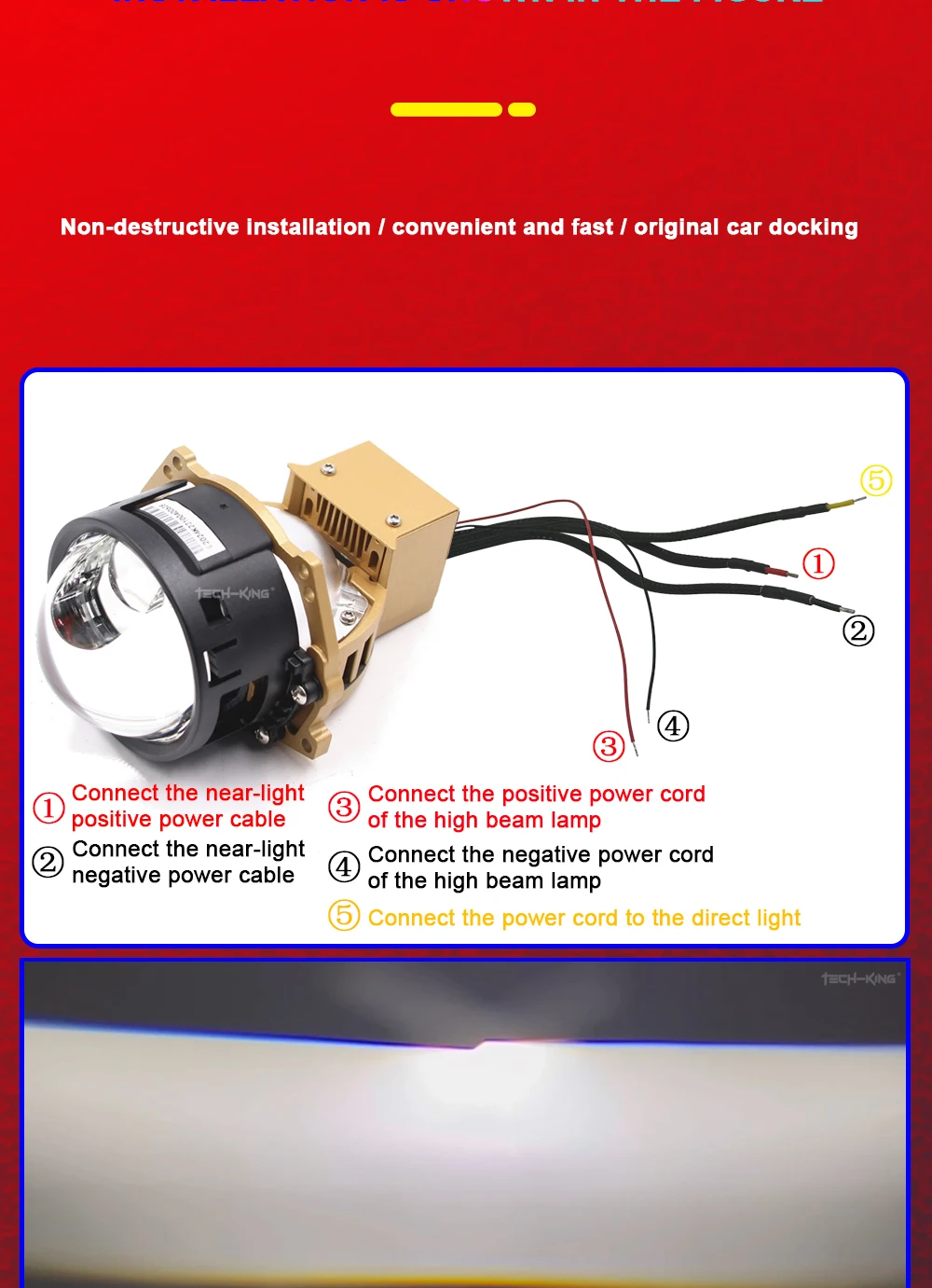Cars 3 inch CSP chips Dual lens Projector lens bi led 75w 85w 100w 3 piece reflector bowl matrix bi led projector headlamp