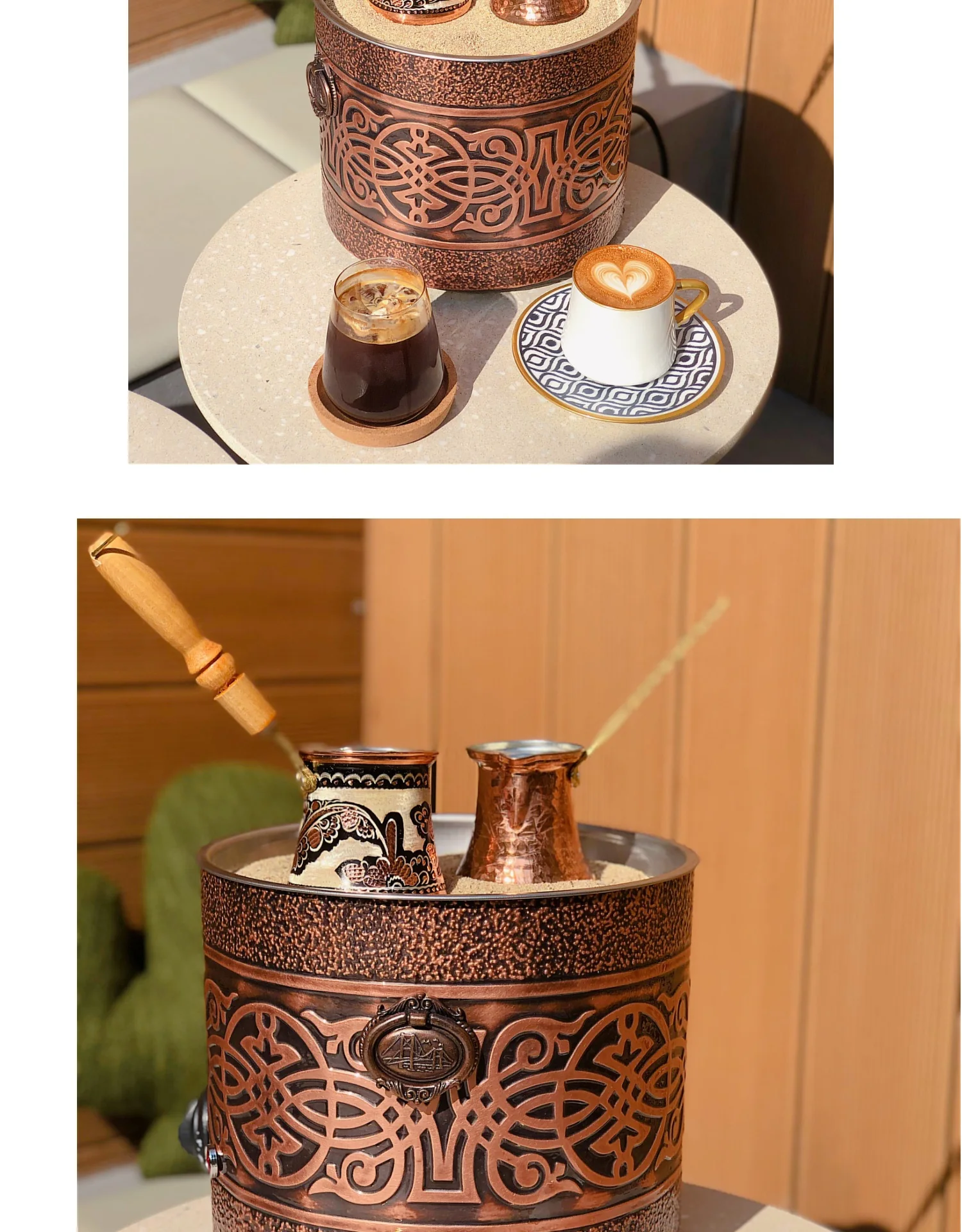 Turkish Coffee Cooker on Sand Electric Coffee Pot