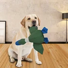 Duck Flying Green Color Duck Squeaky Plush Pet Toys And Accessories For Dog And Cat