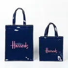 Bag Fashionable Mirror Leather Women Shiny Waterproof Pvc Shopping Tote Bag With Zipper