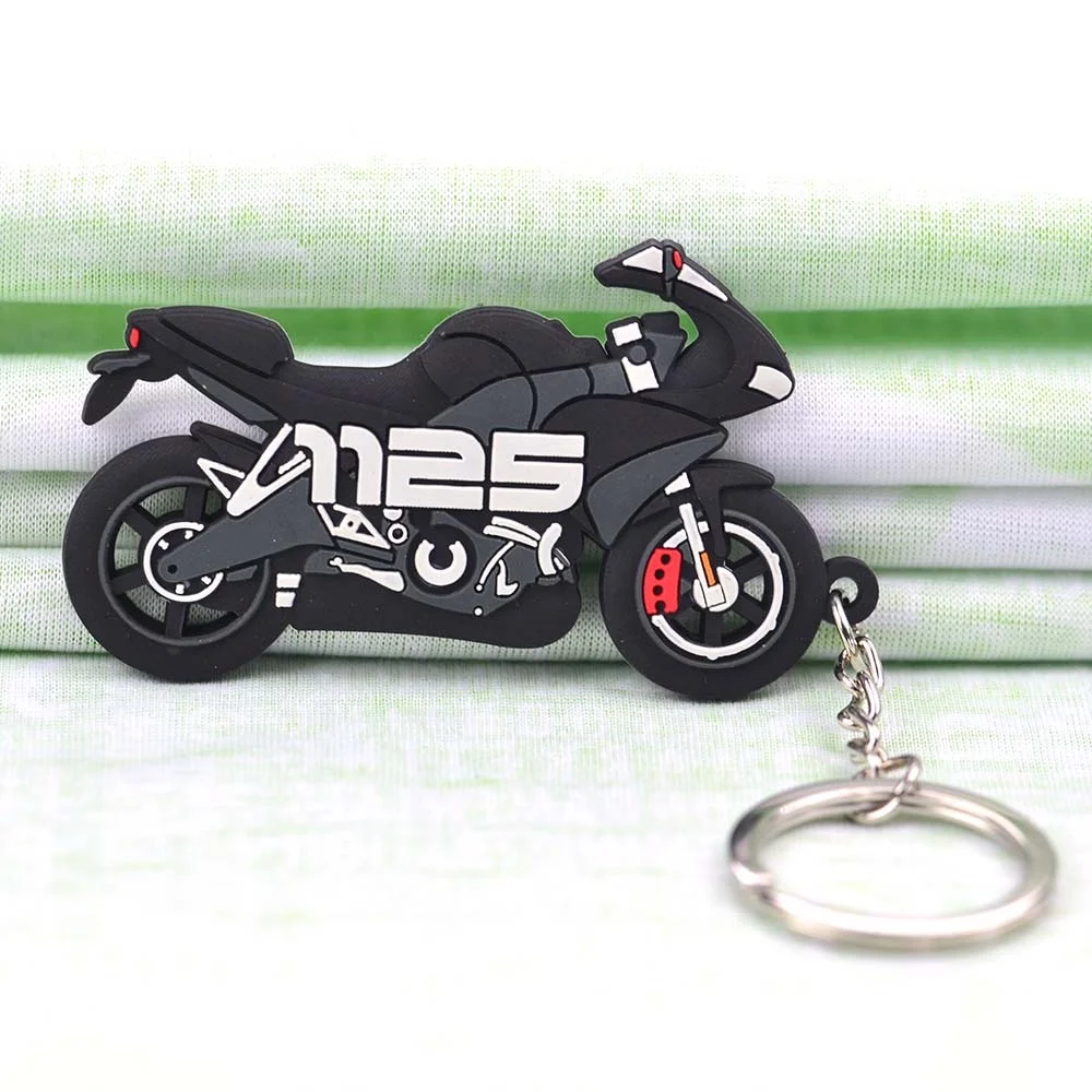 3 Colours Honda CBR Rubber Keyring Key Chain Ring Fob Motorcycle Motorbike 