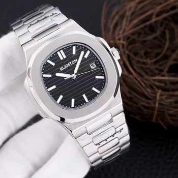 Top Quality Business Luxury Mechanical Watches Mineral Glass Mechanical Men Watch