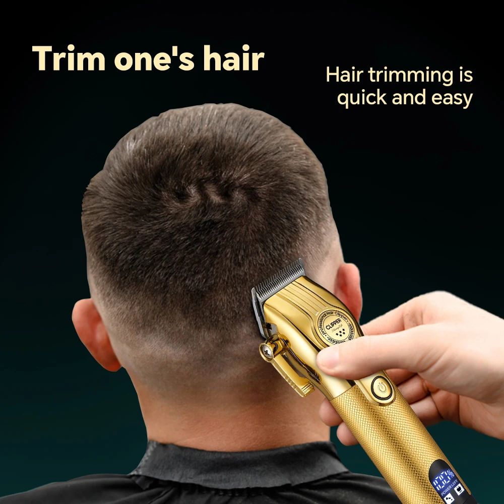 Professional 2-in-1 Mother-Child Electric Hair for Clipper Set Adjustable Pitch Whisker Trimmer Durable Stainless Steel Blade details