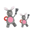 Plush Toy Dog Thinkerpet Wholesale Bunny Plush Toy Large Dog Chew Rabbit Plush Stuffed Toy Pet Custom Plush Pet Toy