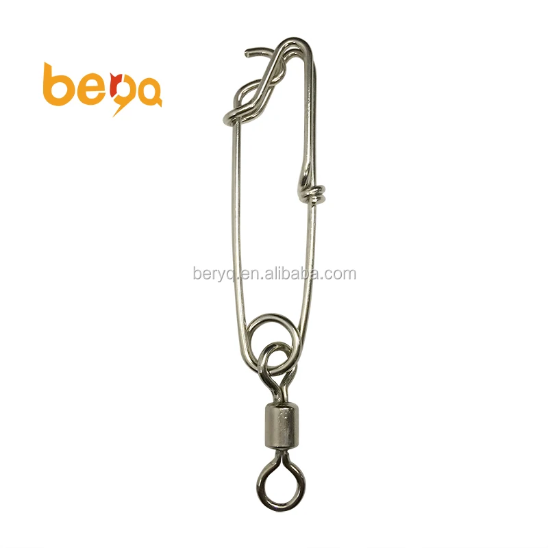 Stainless Steel Fishing Swivel Tuna Clip Longline Branch Hanger Fishing Snap Swivels With B.l