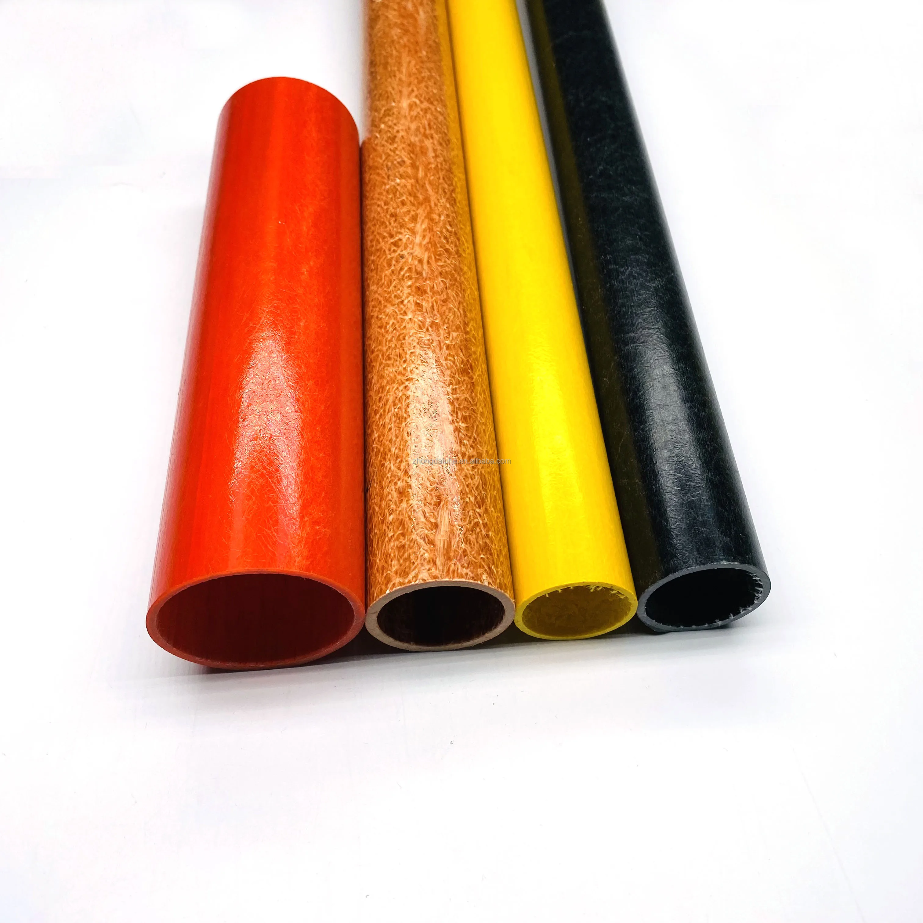 product high quality uv resistant epoxy fiberglass insulation tube smooth finish high strength wound molded for tree-2