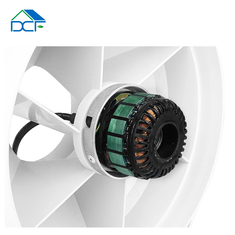Eco-watt Mixed-flow Duct Fan, DCFAIR, 200mm, Plastic - detail 10