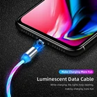 Charger Usb LED Light Magnetic Charger Cable 3 In 1 Magnetic Charging Cable Phone USB Cable