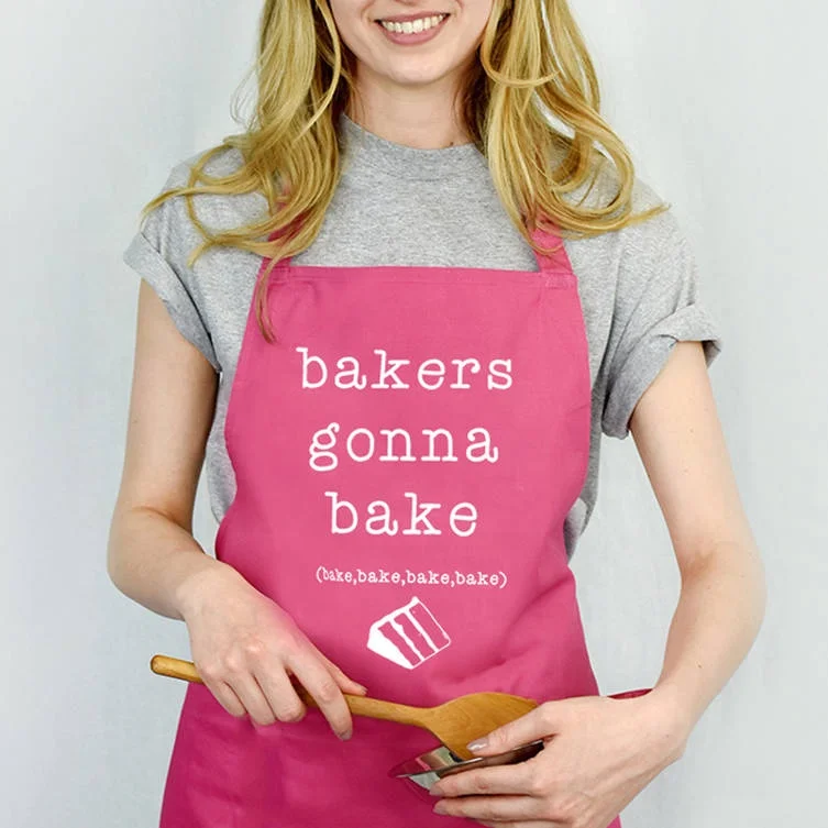 For Chef Gift Baking BBQ Baker Apron Custom Personalized Printing Logo BBQ Apron