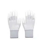 Gloves Polyester Safety Gloves Pu Coated Providing Effective Protection General Purpose Work Gloves