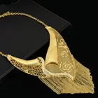 Jewelry 2021Temperament Tassel Luxury Bijoux Or 18k Gold Bridal Brazilian Gold Jewelry Set