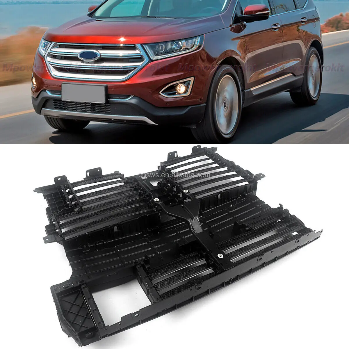 Produkt Autoteile Kühler Ersatzzubehör Kühlergrillklappe ohne Motorbaugruppe für Ford Edge 2015 2018-35