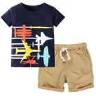 Boy For Brand Cotton Toddler Boy Clothes Summer Outfits For Kids Shorts Sleeve T-shirt And Pants Set 2-7 Years