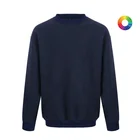 Sweatshirt Promotional Cheap High Quality Crew Neck Custom Logo Pure Color Unisex Sweatshirt Hoodie Cotton Fleece