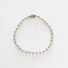 Bead Bead Chain YIWANG Factory Direct Sale Length 100mm Metal Bead Ball Chain With Connectors