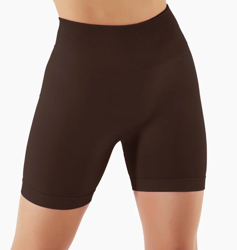 INS Hot Sale High Waist Tummy Control Workout Shorts Scrunch Butt Lift Sports Shorts High Elastic Seamless Biker Shorts Women