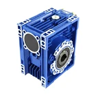 Reducer Aluminum Material Solid Shaft Input Flange Mounted Hard Tooth Orthogonal Vertical Wom Speed Reducer
