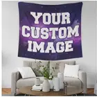 Tapestry Sun Moon Wall Art Decor Personalized Image Backdrop Wall Hanging Custom Tapestry For Bedroom