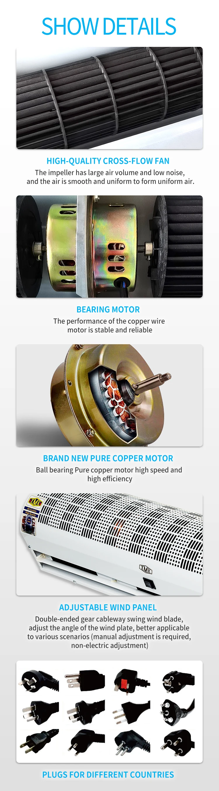 Fan, 220V 50Hz, 160-350 - detail 14