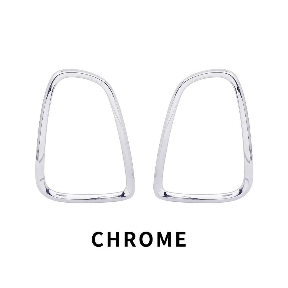 product chrome glossy black car tail light cover for bmw mini cooper r56 tail lights frame covers chrome car accessories474-3
