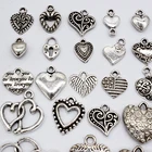 Heart Pendant 2020 Designer Forever Shape Mix Assorted Antique Heart Charms Pendant
