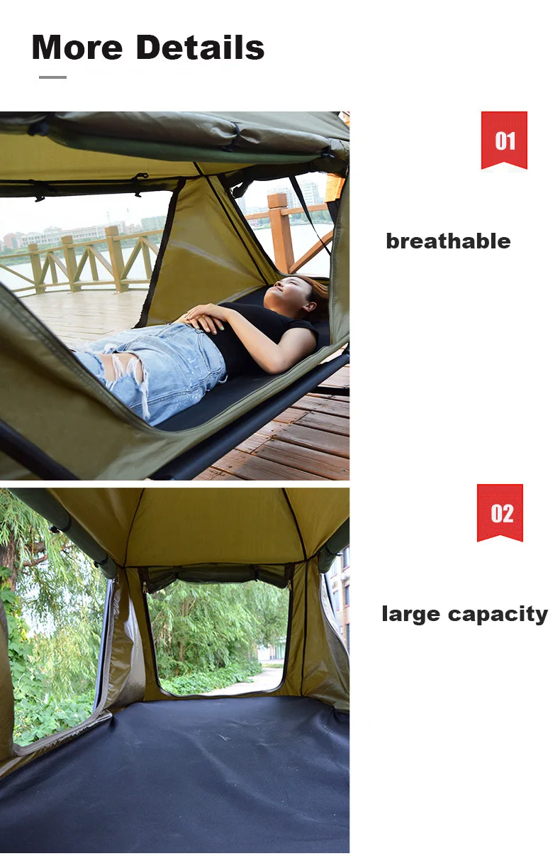 Clm Portable Cot Tent With Bed Off Ground Outdoor Camping Fishing Tents