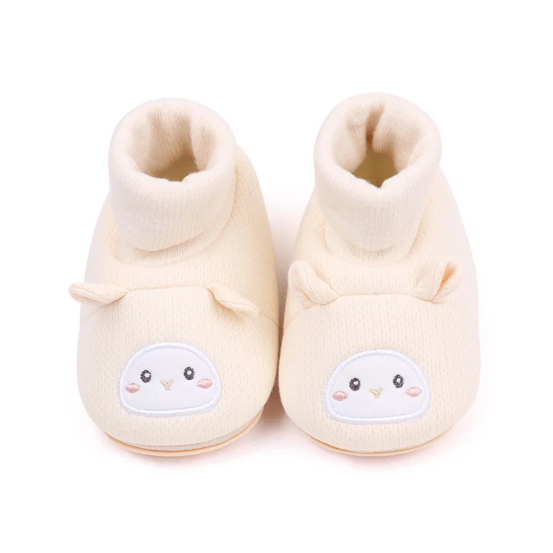New Arrival Wholesale Soft Cotton Material Anti-slip Baby Socks Shoes Prewalker Shoes for Boys and Girls Booties supplier