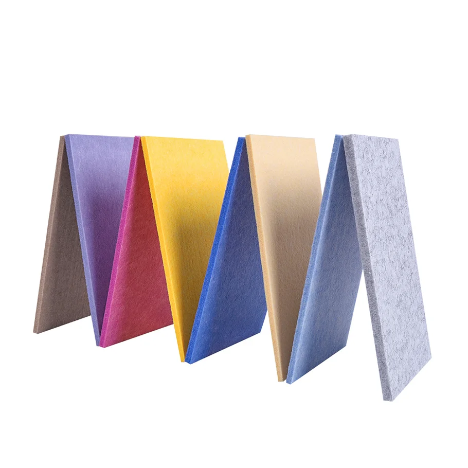 Professional Absorbable Noise Soundproof Wall Absorption Polyester Fiber Acoustic Panel For Home