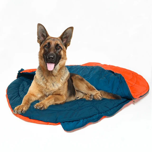 Foldable dog sleeping bag machine washable dog bed outdoor pet products accessories wholesale supply