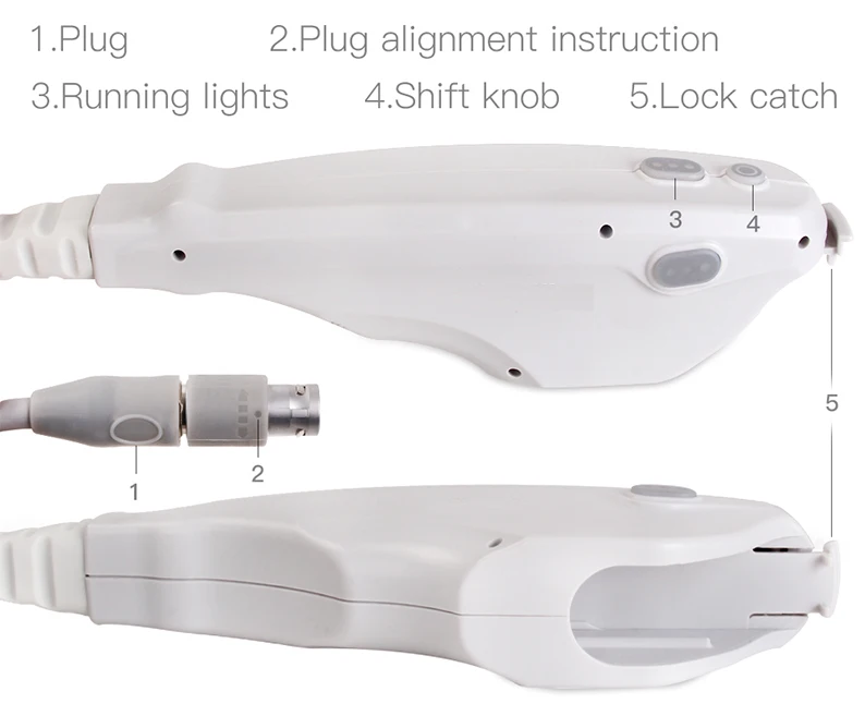 Professional Portable Anti-wrinkle Face Lift 5 Cartridges Hifu Machine for Skin Tightening