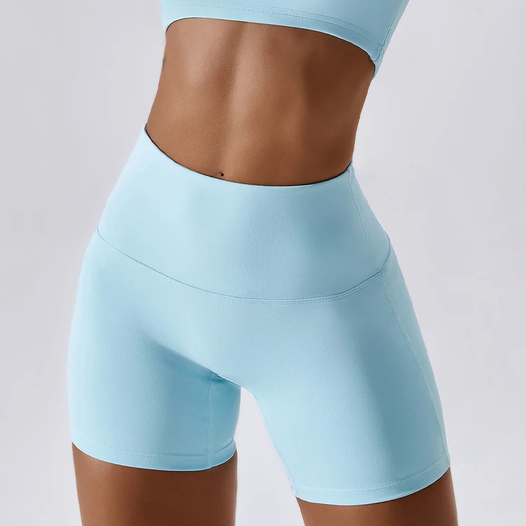 Activewear fitness shorts for women yoga biker short workout short women custom logo women gym sport scrunch butt short