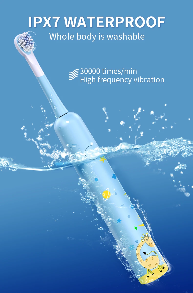 Kids Sonic Electric Toothbrush Children Ultrasonic Electric Toothbrush