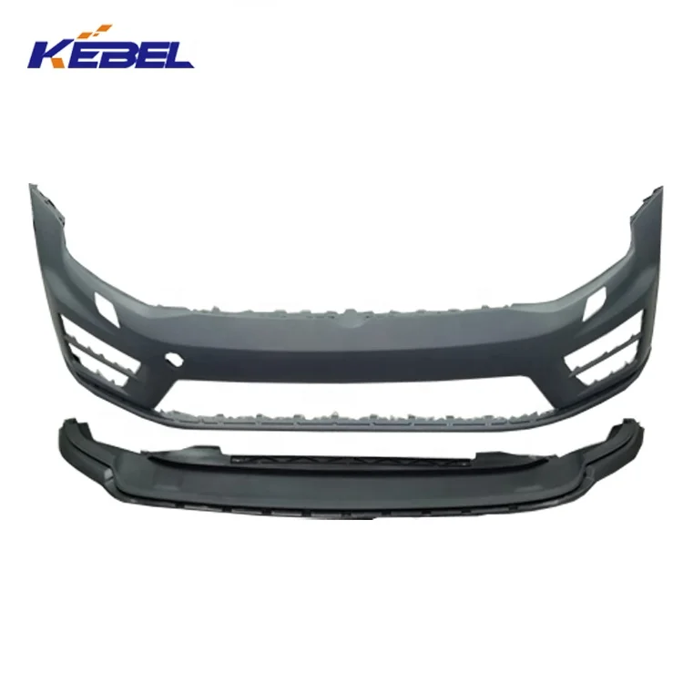 Car Accessories Front Bumper Assembly Plastic Auto Bumpers Front Kits for VW Golf 7 R supplier