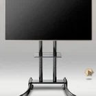 Mobile Tv New Model Modern Steel Mobile LCD Tv Stand Tv Stand With Wheels