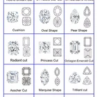 Gray Brilliant Cut Dark Gray Black Synthetic Moissanite Diamond From Provence Gems