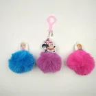 Key Chain Custom Design Plush Material Hair Ball Key Chain