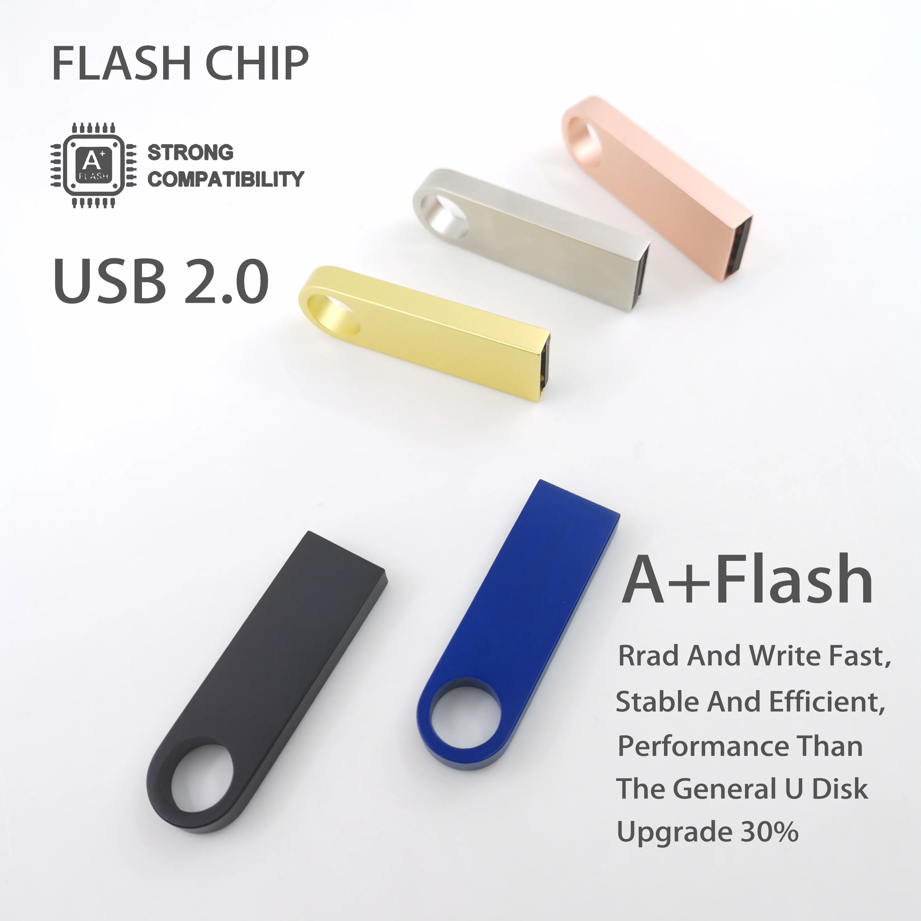New Class A Chipset Wholesale Usb Flash Drive 16gb 2.0 Custom Logo