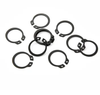 Hot Sale JINGHONG Carbon Steel DIN 471 C Type Snap Rings External Retaining Circlip with Spherical Washer Plain Finish supplier
