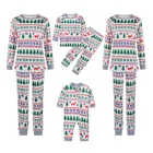 Christmas Family Matching Pajamas Romper Long Sleeve Pajama Adult Kids Baby Pajama