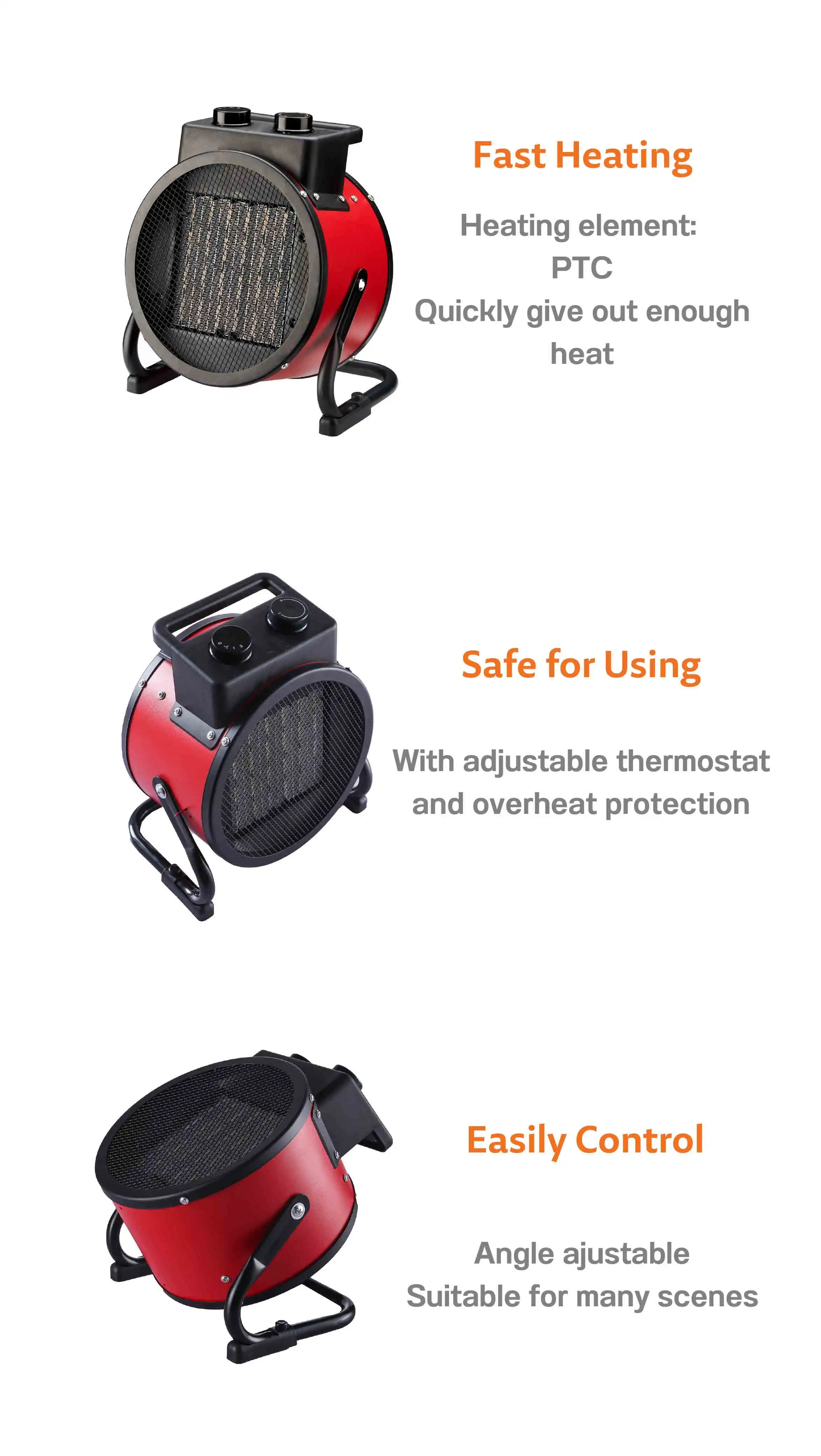 Electric Fan, Portable, 3Kw - detail 10