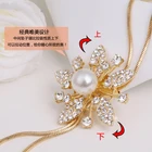Pearl Necklace 2021 Hot Selling Pearl And Sunflower Pendant Full Of Diamonds To Go With Women's Necklace