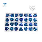 Charm Glass Pendant Heart Shape Crystal Glass Pendant Charm For Jewelry Garment DIY Making