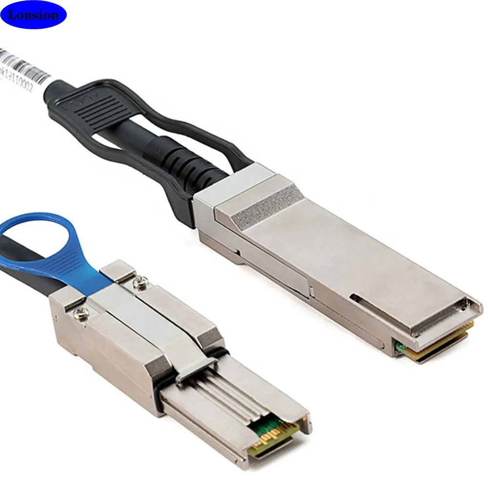Qsfp 40g Sff8436 To Mini Sas Hd Sff8088 Adapter Cablefor Ds4243 And